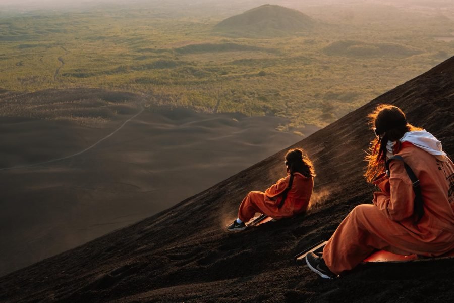 Leon – Sandboarding on the Cerro Negro volcano